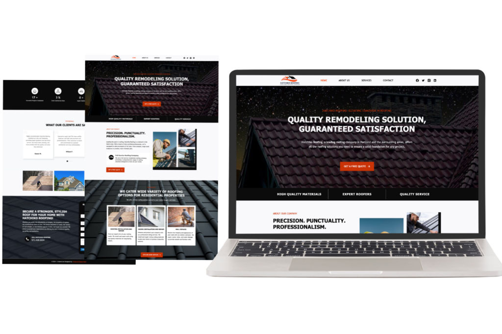 Web Design for Construction in Oregon